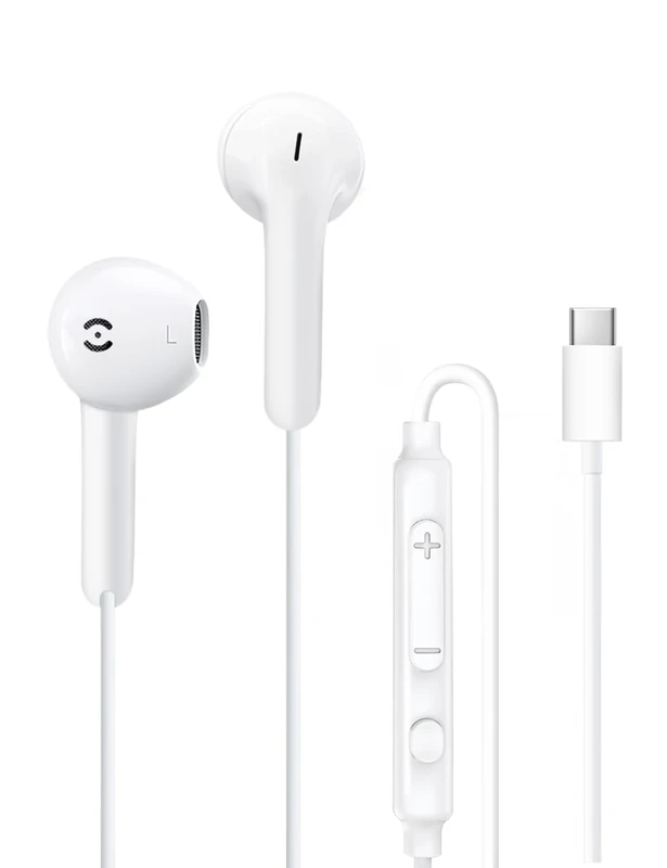 MAS CARNEY USB-C Earphones TH9 Wired - 14.2mm Drivers, Mic, Universal