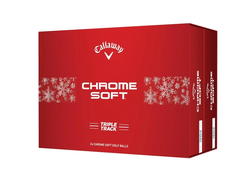 Callaway Golf Chrome Soft Golf Balls (Triple Track, 2 Dozen (White)