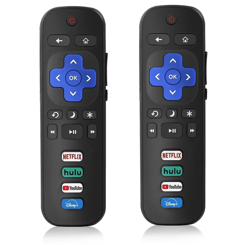 Nmaayss 2PCS Roku TV Remote Replacement - Works with TCL, Hisense