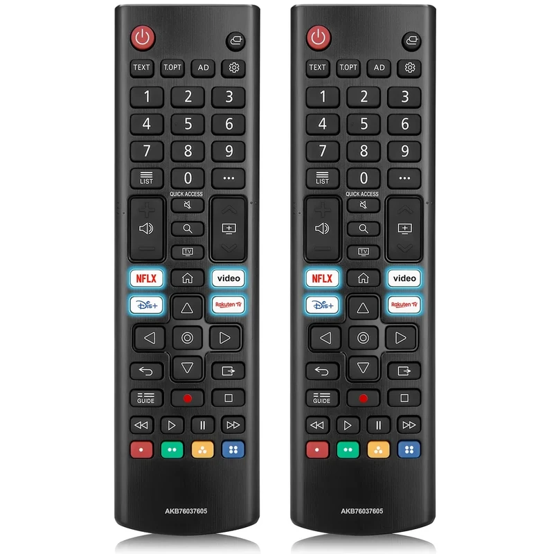 (Pack of 2) Universal Replacement for LG Smart TV Remote Control,Compatible with ALL LG Smart TV AKB75095308 AKB75095307 AKB7415324