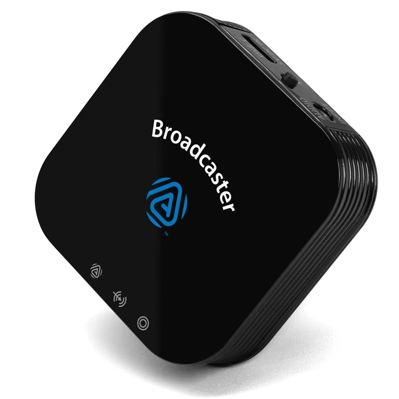 HomeSpot BA210 v2 Auracast Bluetooth Transmitter, LC3, AptX Lossless, AptX HD, Optical & 3.5mm Inputs, Compatible with Galaxy Buds 2 Pro, Buds 3, JY300 JM320, Hearing Aids and Bluetooth Headphones