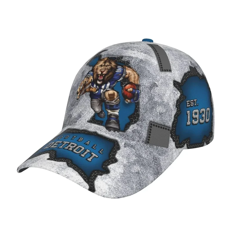 Classic City Silhouette Baseball Cap 3D Print Joinery Adjustable Snapback Hat Game Day for Men Women Fans Gift