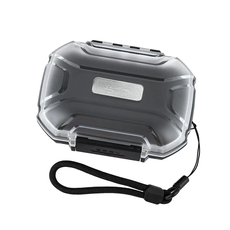 Linsoul LC02 in Ear Monitor Case, Portable Earbud Hard Case, Waterproof Earphone Storage Box, Travel Carrying Case for Headphones and IEM Cables, Fit for ZS10 PRO Cadenza Supermix4 Hype4 Zero:2 Zonie