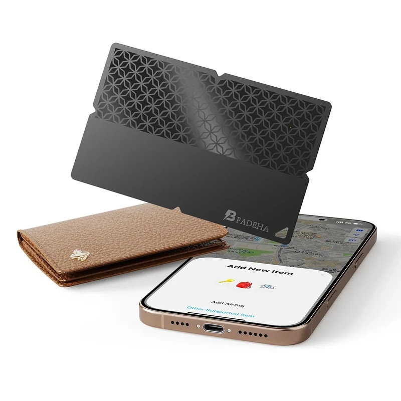 BFADEHA 2025 MFi Bluetooth Tracker Smart Card - Find My iPhone