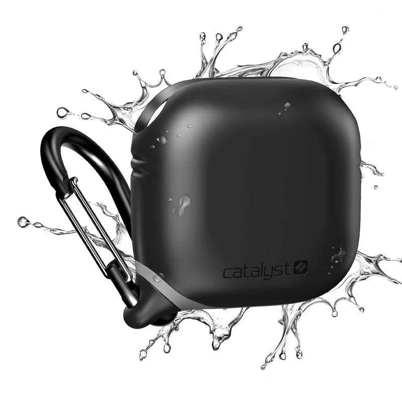 Catalyst Waterproof Case for AirPods 4 - Drop Protection for Apple AirPods 4th Generation with Carabiner, Wireless Charging Silicone Cover for Apple AirPods 4 Case for Women and Men