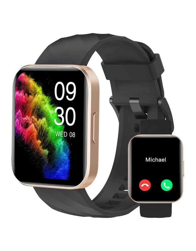 RUIMEN Smart Watch - 1.85" Screen, Call Answer, 100+ Sports, Waterproof