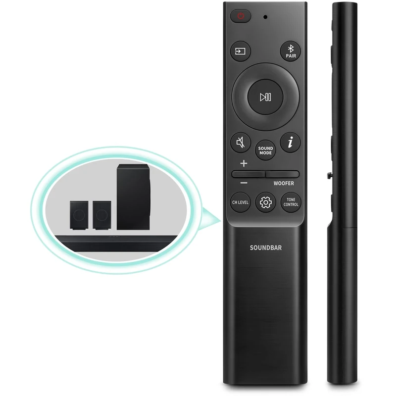 LOUTOC Remote for Samsung Soundbar - Compatible with AH81 Series