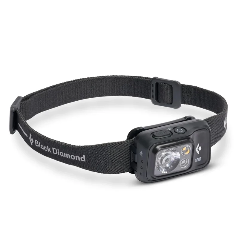 BLACK DIAMOND Spot 400 Headlamp | 400 Lumens Brightness, Dimmable | Waterproof & Durable | 3X AAA Battery Operated (Included) | Black