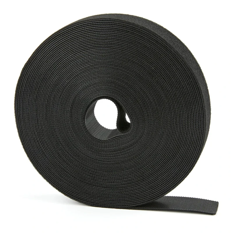 NBTORCH 60 ft x 3/4 inch Hook and Loop Roll, Reusable Fastening Cable Ties, Multi-Purpose Cable Management Wire Ties Cable Straps for Organizing Home, Office and Data Centers