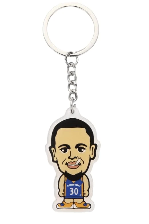 Stephen Curry Keychain – #30 Mini Jersey Basketball Collectible – Steph “Chef” Gift for Fans – Splash Brother Accessory for Bags & Keys - Image 1