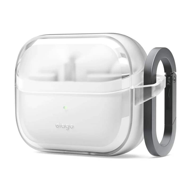 elago EDC Case Compatible with Samsung Galaxy Buds 3 & Galaxy Buds 3 Pro Case & Galaxy Buds 3 FE - Shock Absorbing Design, Wireless Charging, Full Body Protection (Clear)