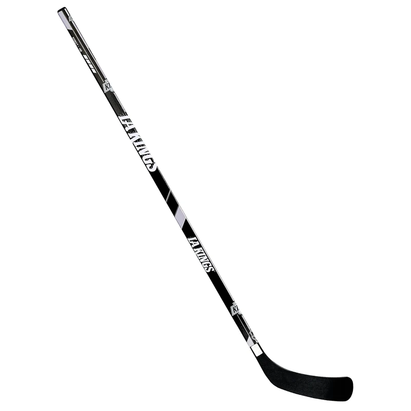 Franklin Sports NHL Los Angeles Kings Street Hockey Stick - 48" Junior Right Handed Hockey Stick - NHL Team Jr. Street Hockey Sticks - Fused Wood Hockey Stick for Street + Roller Hockey - Righty