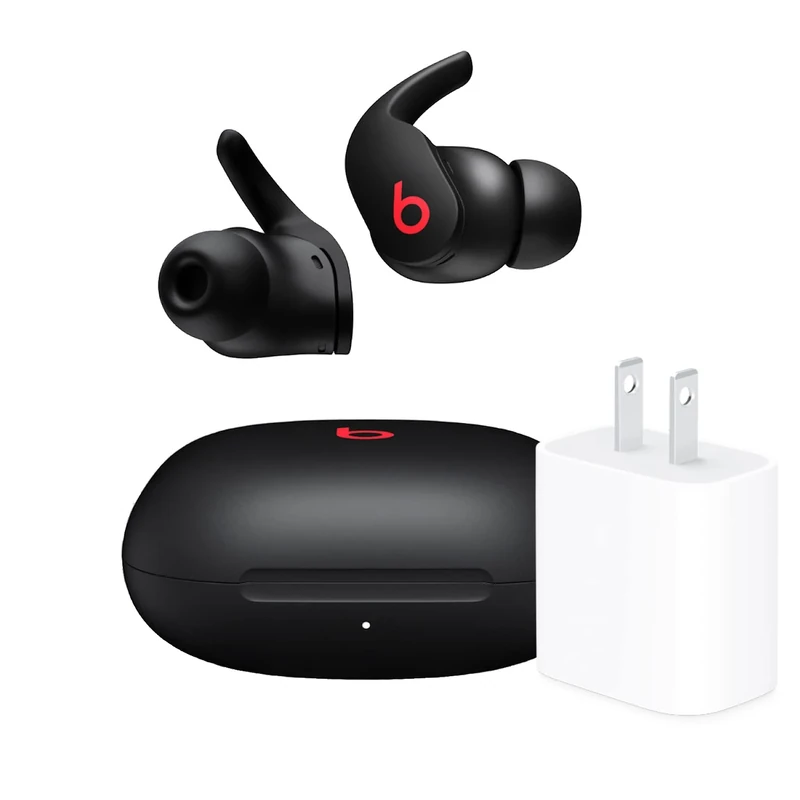 Beats Fit Pro with Apple 20W USB-C Power Adapter - Beats Black