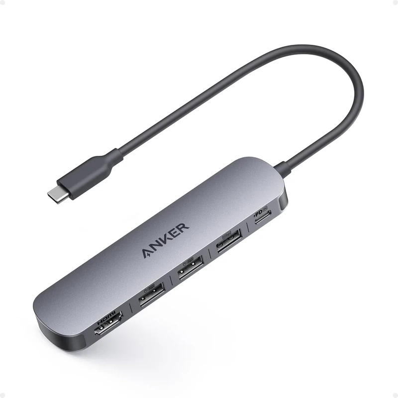 Anker 5-in-1 USB-C Hub with 90W Power Delivery, 4K HDMI, USB-A Ports - Image 1
