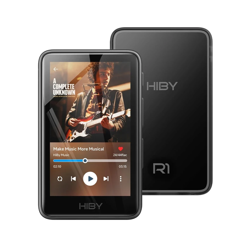 HiBy R1 HiFi MP3 Player with Bluetooth 5.1 Tidal Qobuz DSD 256 Native Lossless Music Player with Touchscreen/Hi Res Audio Certified/MSEB Tuning/2TB Expanded Memory