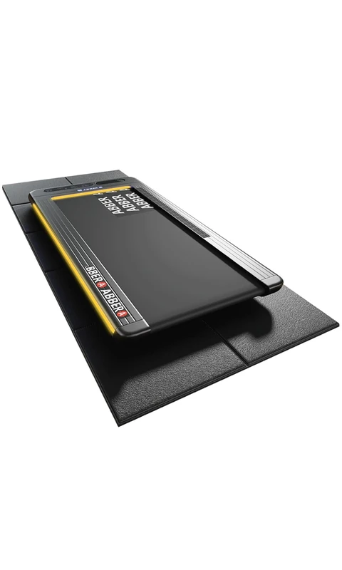 63"x30" Walking Pad Mat for Carpet Floors,Under Bike Treadmill Mat for Hardwood Floor Protection,0.24" Thick Exercise Equipment Matt Compatible with Peloton Matt Stationary Exercise Bike Trainer Pad - Image 1