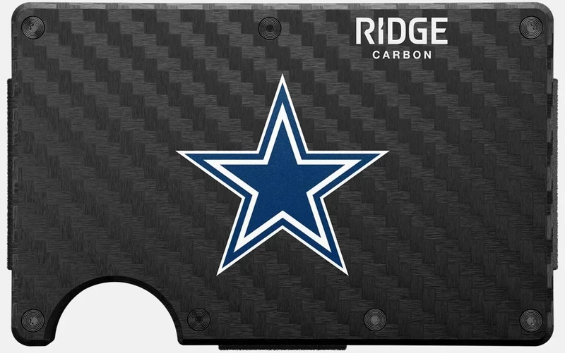 Ridge Wallet - Dallas Cowboys - Carbon Fiber 3k - Image 1