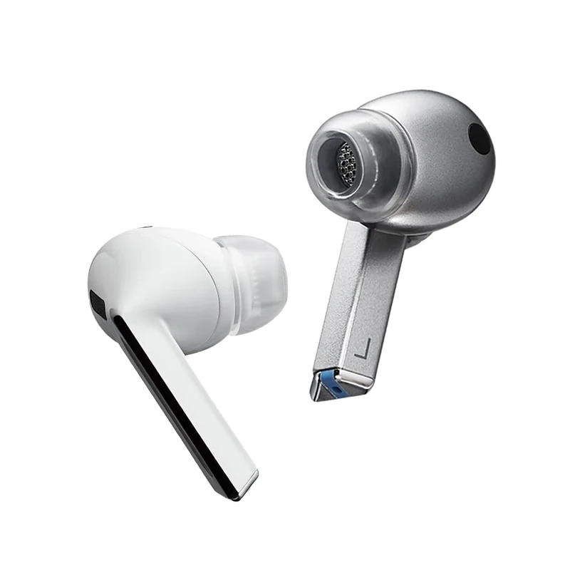 AZLA SednaEarfit Crystal for Galaxy Buds 3 Pro - Galaxy Buds Pro 3 Ear Tips - Premium Silicone Earbud Tips for Samsung Galaxy Buds 3 Pro - SMAPP-Certified (3 Pair) (Smoky Black, MS-M-ML)