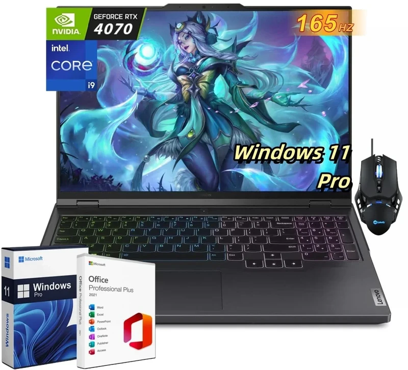Lenovo Legion Pro 5i Laptop - 16" 2K 165Hz, i9-14900HX, RTX 4070