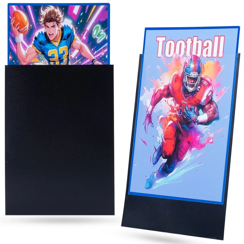 TRUGQ 200 Card Sleeves,Baseball Card Sleeves,Trading Cards Sleeves Fit for Standard Cards Game MTG Sports Football Cards