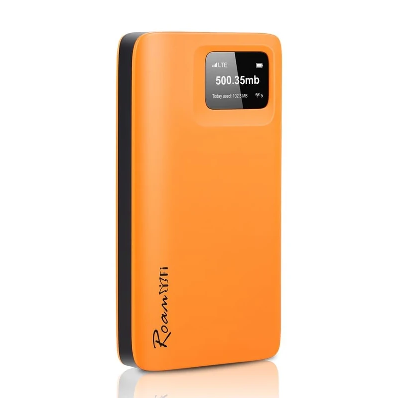 RoamFi 4G LTE Mobile Hotspot - 1GB Data, 10 Devices, Worldwide