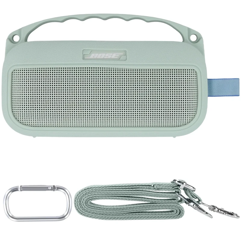 Baval Soft Silicone Cover Case for Bose New SoundLink Flex Portable Bluetooth Speaker 2nd Gen,Alpine Sage Silicone Cover