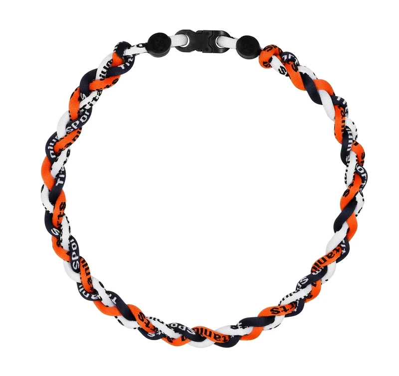 SUPBOMM Baseball Rope Necklaces, League Team Colors Braided Necklace, Baseball Team Gifts, SFGiants