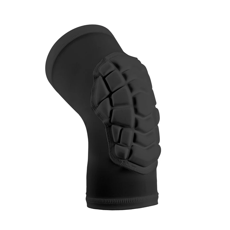 KRIYNAA Basketball knee pads, compression leg covers for teenagers and adults, wrestling knee pads, football volleyball, pickleball, weightlifting knee pads (1 black short knee pad, Small)