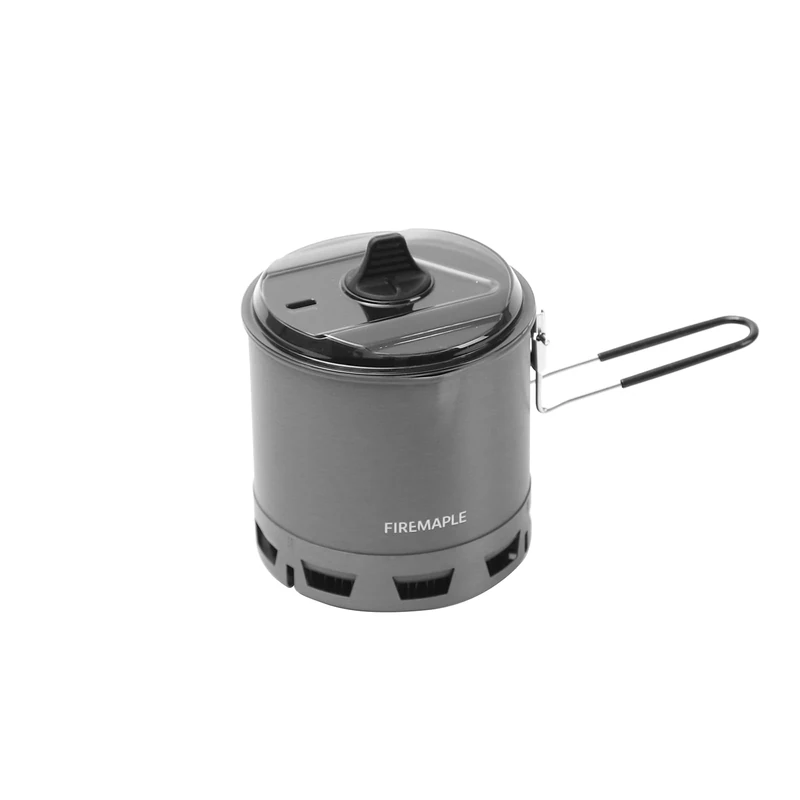 Firemaple G2 Petrel Ultralight 750ml Pot - High Efficiency Aluminum Camping and Backpacking Pot with Heat-Proof Handle, Portable and Compact