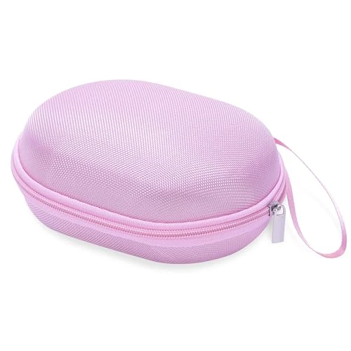 Ginsco Case - Hard Shell Travel Case for Skullcandy, Beats Foldable Headphones (Pink)