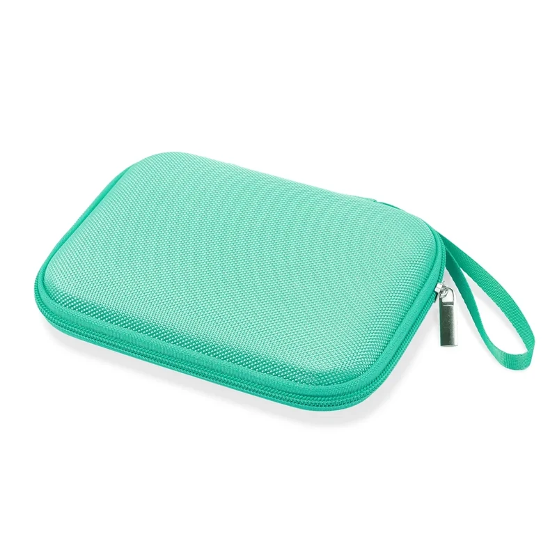 Ginsco Slim Protect Case Compatible with Sony ZX Series Wired On-Ear Headphones, MDR-ZX110 / MDRZX110AP / MDRZX110NC / MDR-ZX310AP, Hard Shell Travel Carrying Headphone Case (Mint Green)