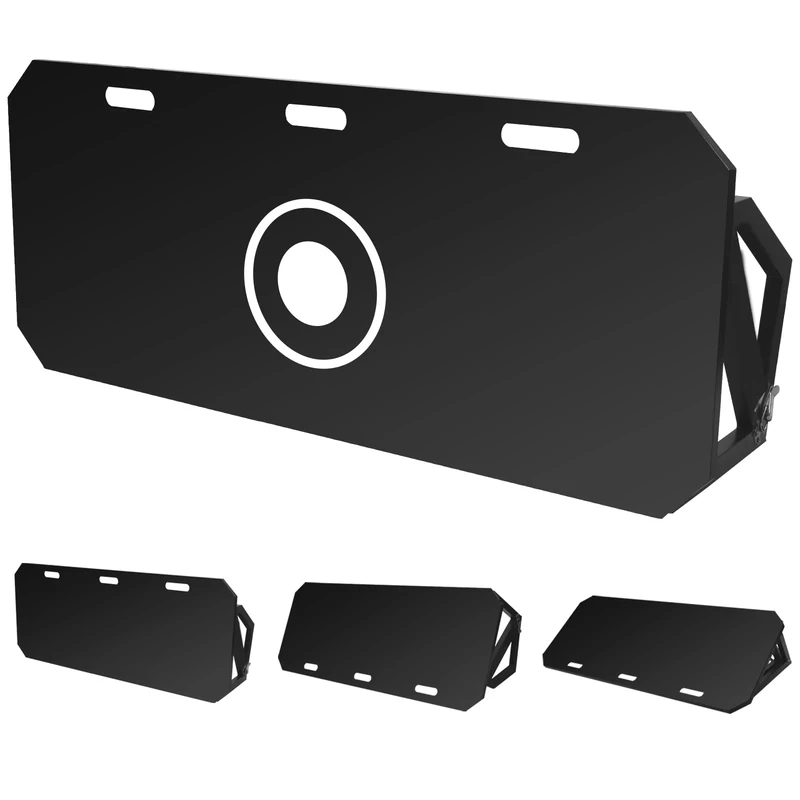 Ugnxery Upgrade 3-Angles Soccer Rebounder Board, Portable Soccer Wall for Adults & Kids, Foldable Soccer Training Equipment for Passing & Shooting Practice