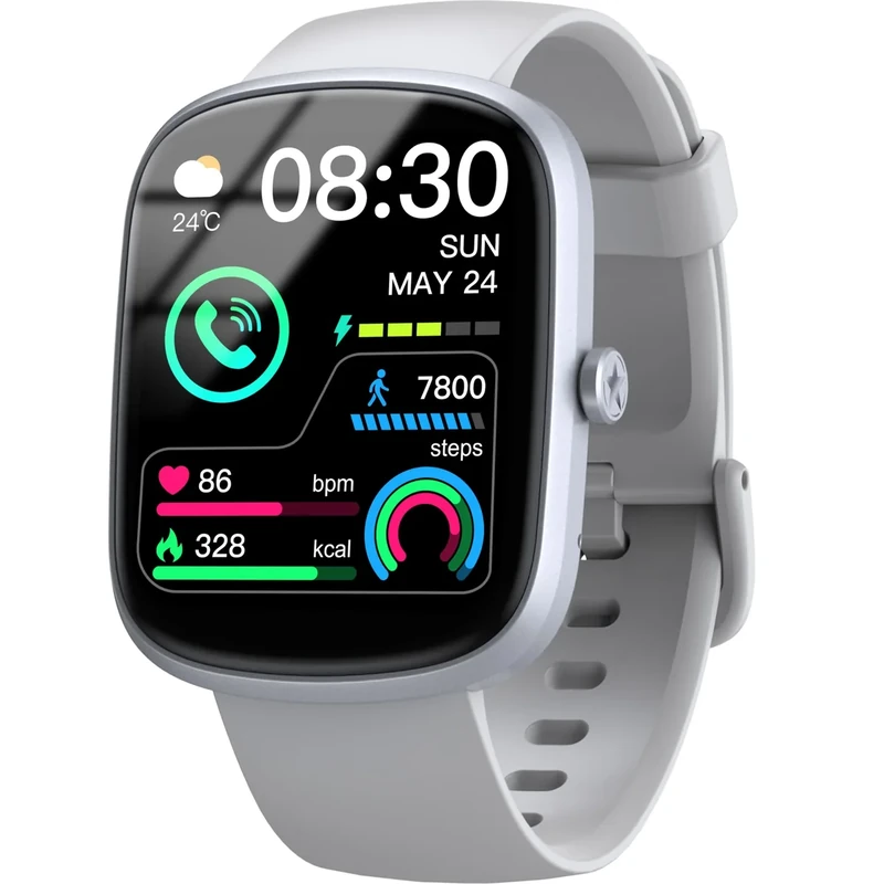 OUKITEL Smartwatch for Men Women with 24 Sport Modes