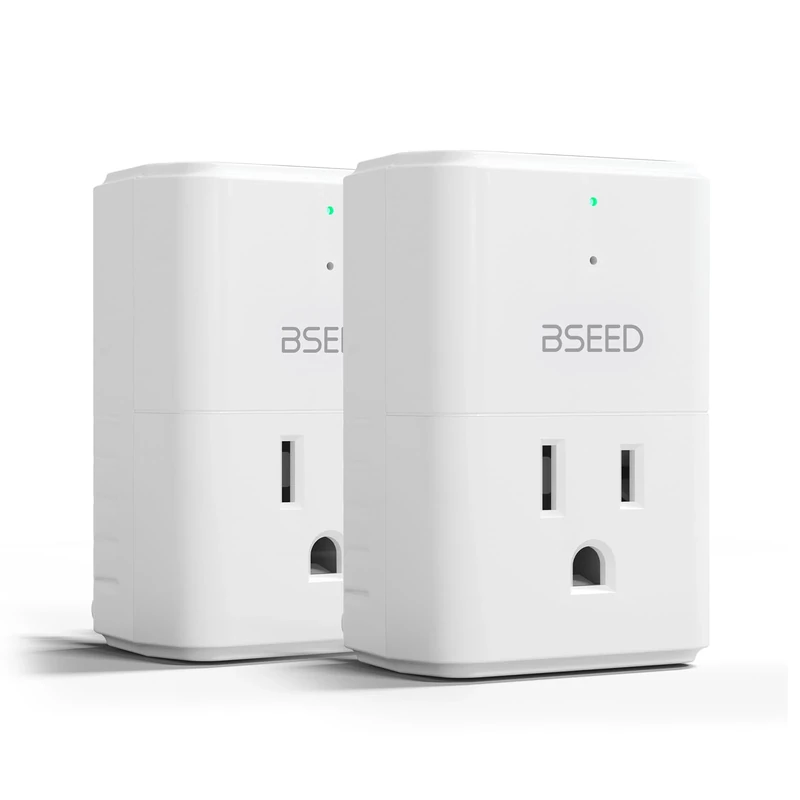 [ETL Listed] BSEED 1875W Single Outlet Surge Protector, Mini Surge Protector for Refrigerators, PC, TV, Xbox Series X, PS5 and Home Appliances, Voltage Protector with LED Indicators,15A, 2 Pack