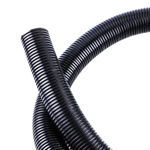 32 FT 1/4 inch Split Wire Loom Tubing Wire Conduit,Flexible Wire Covers Cord Protectors,Cord Protectors from Pets,Black (3/8"-50ft)