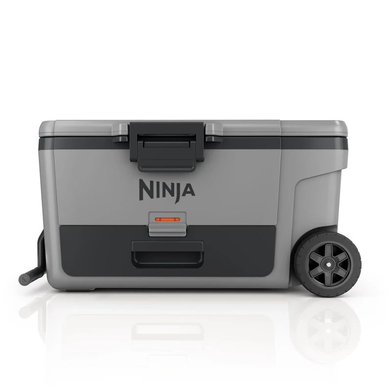 Ninja | Cooler | FrostVault 65QT Cooler with Wheels | Insulated with Temp Dry Storage Drawer | Keeps Ice Cold for Days | for The Beach, Camping, Picnics & More | Slate Gray | FB265GY