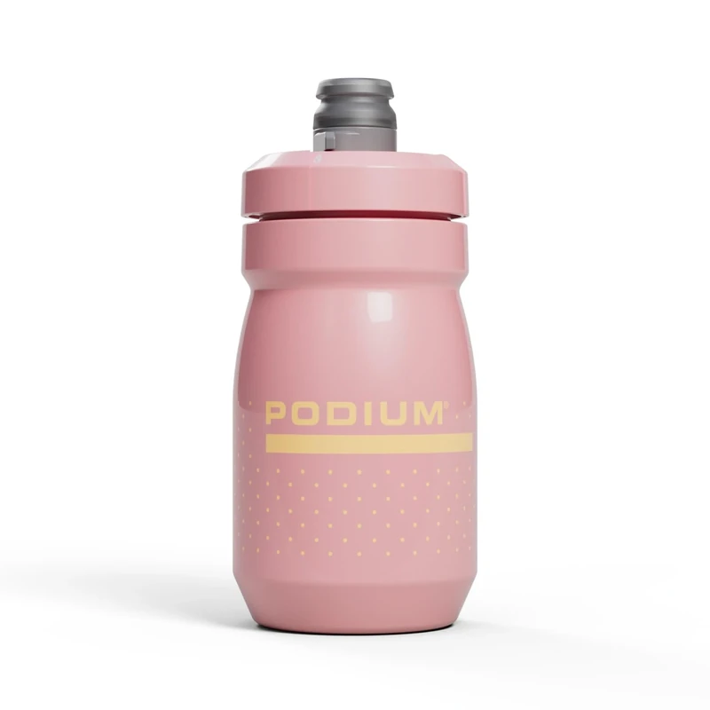 CamelBak Podium 15oz Bike Water Bottle - Easy Squeeze Bottle - Fits Most Bike Cages, Coral Sunset