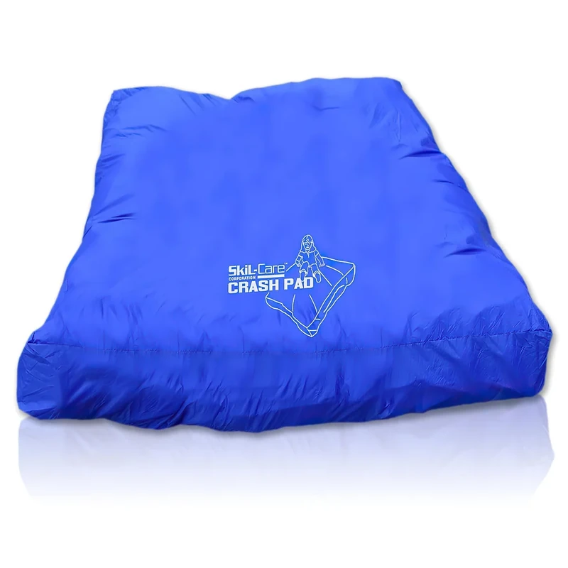 Skil-Care Super Crash Pad, 6' x 8', Sensory Crash Mat for Kids, Autism Crash Pad, Soft Landing Zone for Sensory Input, Bean Bag Alternative for Reading and Relaxation, Blue, 914767