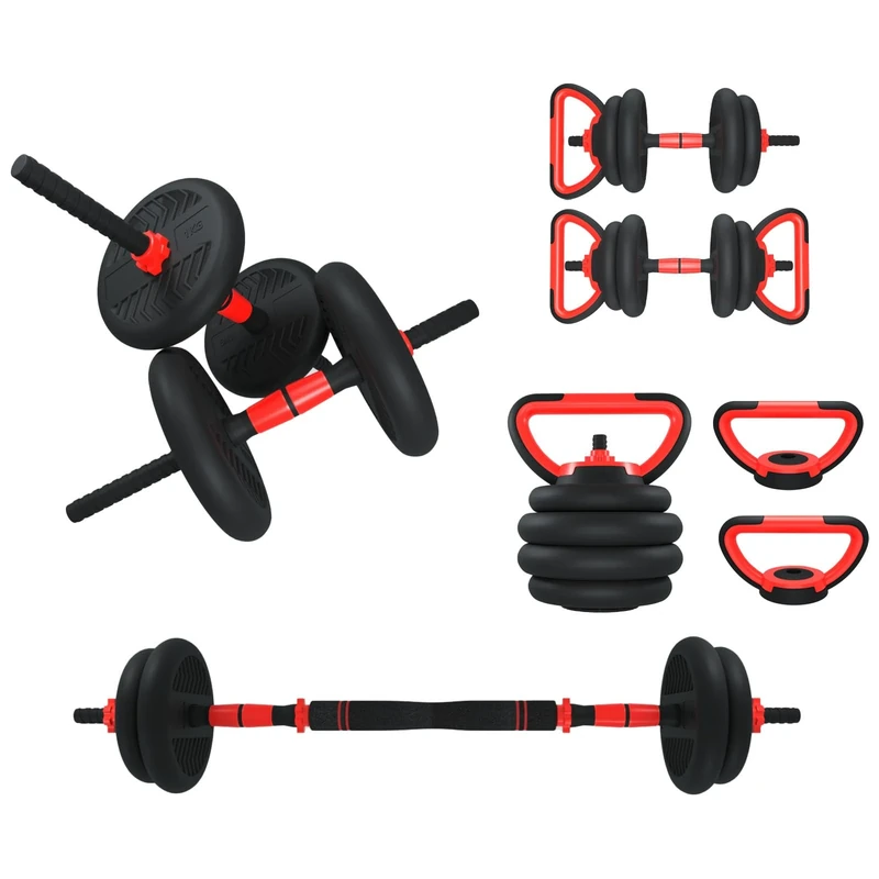 Adjustable Dumbbells,20/30/40/60/80lbs Free Weight Set with Connector, 4 in1 Dumbbells Set Used as Barbell/Kettlebells/Push up Stand, Fitness Workout Equipment for Home Gym for Youth,Women/Men