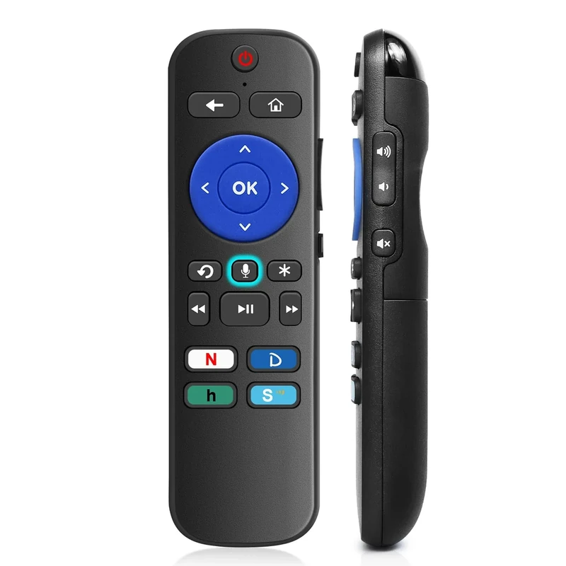 Leewardship Roku Voice Remote - Voice Control & 4 Shortcut Keys