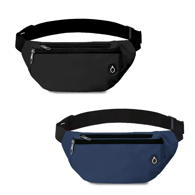 Fanny Pack for Women Men,Crossbody Fanny Pack Water Resistant Sports Waist Bag Pack, Belt Bag for Travel Hiking Running