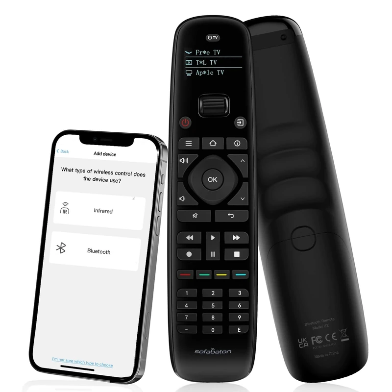 SofaBaton U2 Universal Remote with Backlight - All-in-One Control