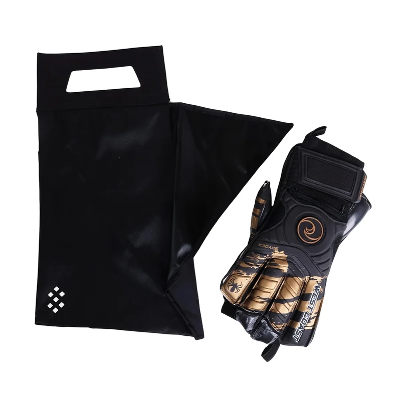 Salt Glove Bag Smell-Proof Durable Odor Containing Bag for Gloves - Medium - Water-Resistant and Easy to Clean Smell Proof Bag - Black