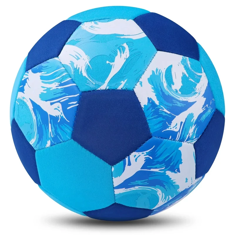 Champhox Indoor Soccer Balls Size 4, Soft Safe Silent Soccer Ball for Inside House Kids Aged 8-12 Youth Fun Soccer Gifts for Girls Boys Birthday Easter Back to School (Blue, Size 4)