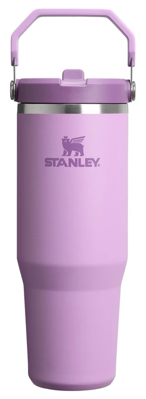 Stanley IceFlow 2.0 Flip Straw Tumbler with Handle 30 oz | Twist On Lid and Flip Up Straw | Leak Resistant Water Bottle | Insulated Stainless Steel | BPA-Free | Lilac