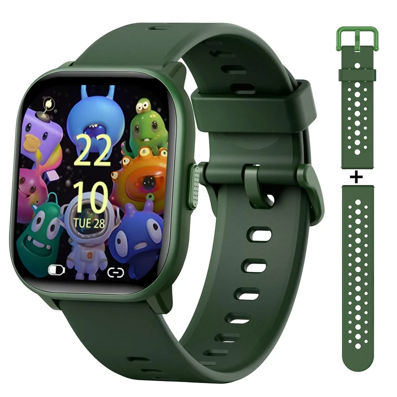 meoonley Kids Watch for Girls Boys with IP68 Waterproof, Girls Watch with 19 Sports Modes, Sleep Tracking, Pedometer, Stopwatch, Kids Activity Tracker Birthday Gifts for Boys Age 6-15 Years Old