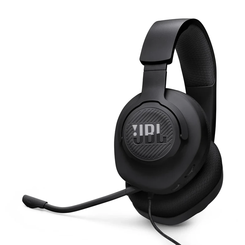 JBL Quantum 100M2 Headset - Wired, Detachable Mic, Foam Cushions