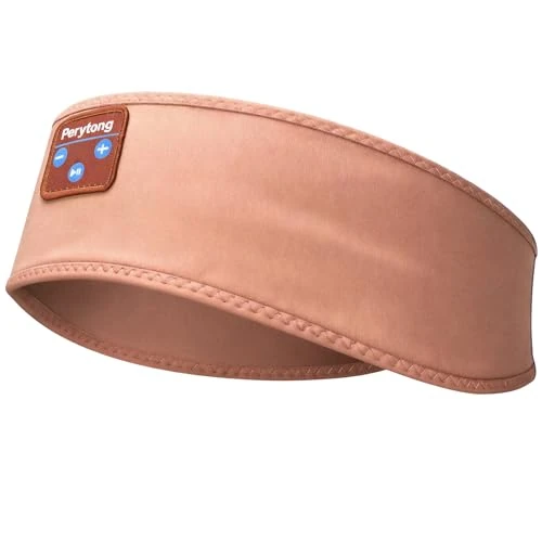Perytong Bluetooth Headband - Sweat-Resistant Sleep & Sport HD Stereo
