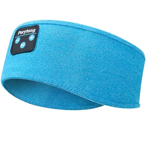 Perytong Sleep Headphones Bluetooth Headband - Thin HD Stereo for Side Sleepers