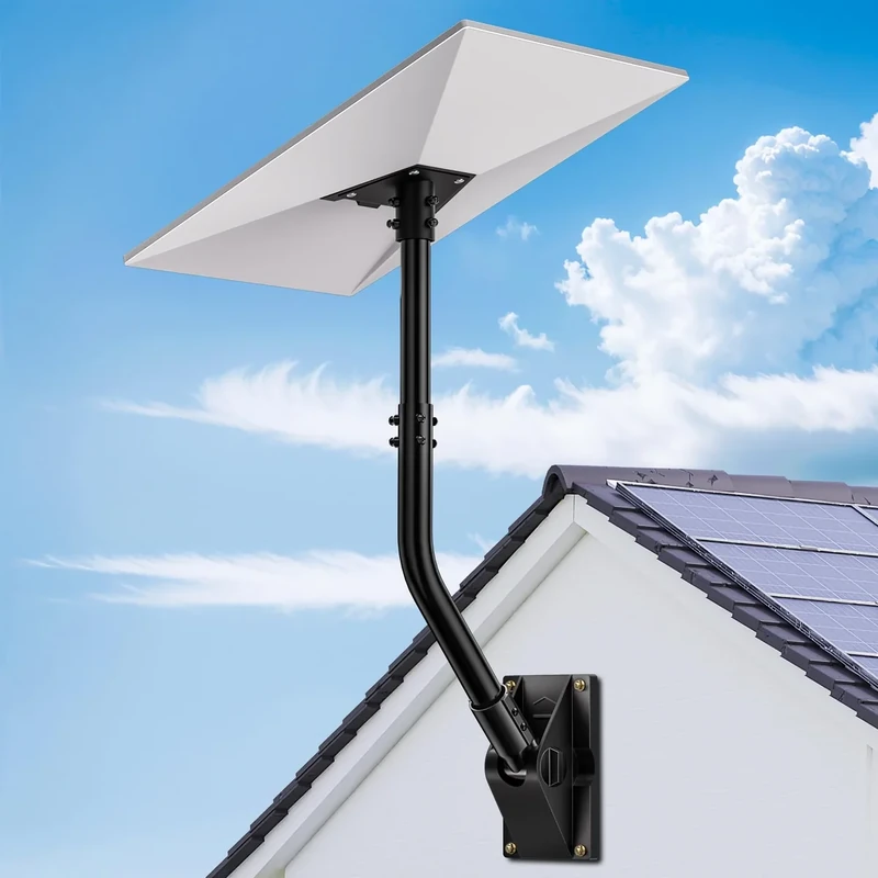 UBeesize Starlink Mount Gen 3, Starlink Pole Mounts for Gen 3 Standard Satellite Dish, Adjustable Starlink Gen3 Wall Mounting Kits with Pipe Adapter